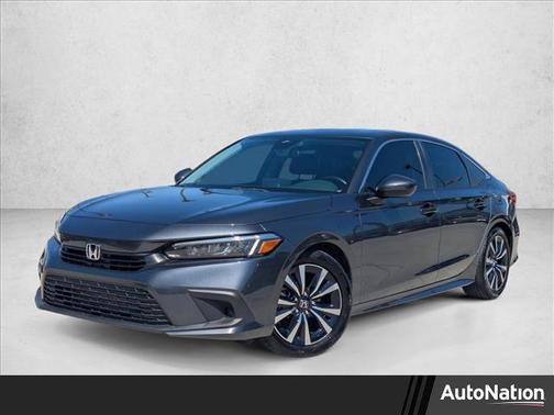 Morning Mist Metallic 2024 Honda Civic EX