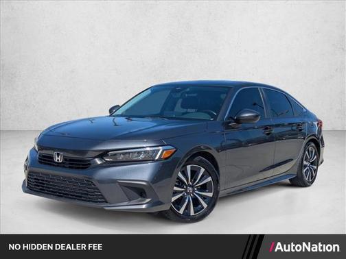 Morning Mist Metallic 2024 Honda Civic EX