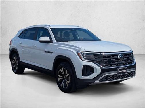 Pure White 2024 Volkswagen Atlas Cross Sport 2.0T SE