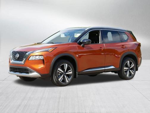2 Tone Orange / Black 2023 Nissan Rogue Platinum