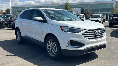 Oxford White 2022 Ford Edge SEL