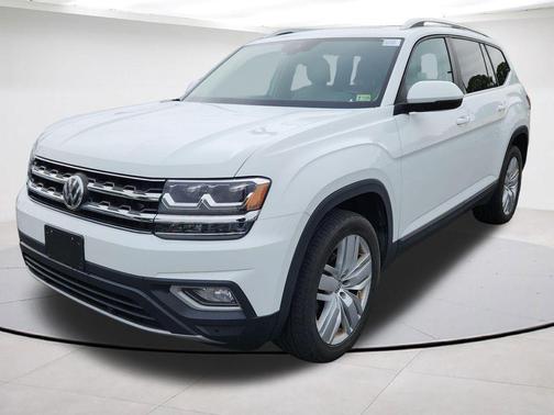 Pure White 2019 Volkswagen Atlas 3.6L SEL