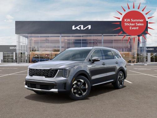 Steel Gray 2026 Kia Sorento Hybrid EX