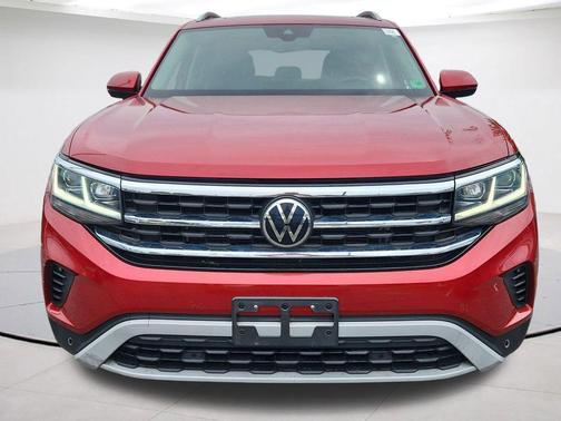 Aurora Red Metallic 2021 Volkswagen Atlas 3.6 V6 SEL