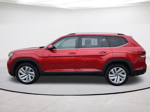 Aurora Red Metallic 2021 Volkswagen Atlas 3.6 V6 SEL