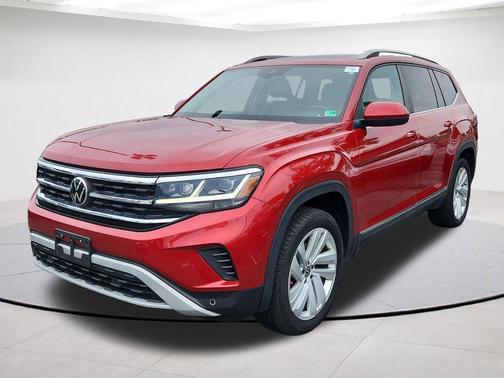 Aurora Red Metallic 2021 Volkswagen Atlas 3.6 V6 SEL
