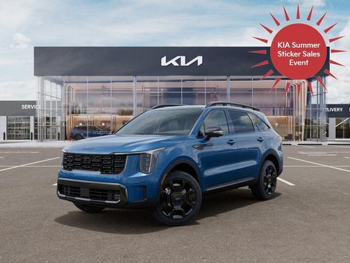 Mineral Blue 2026 Kia Sorento Hybrid X-LINE SX PRESTIGE