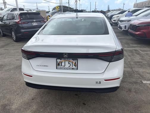 Platinum White Pearl 2023 Honda Accord LX 1.5T