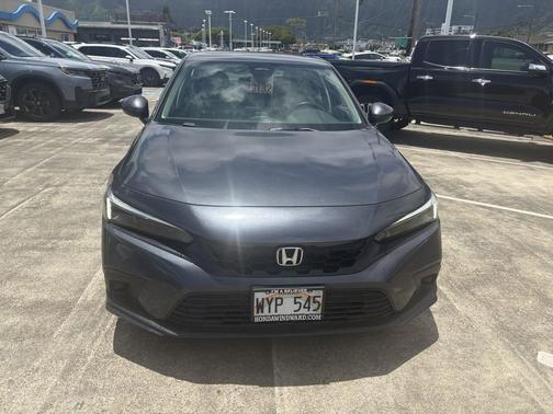 Gray 2024 Honda Civic EX-L