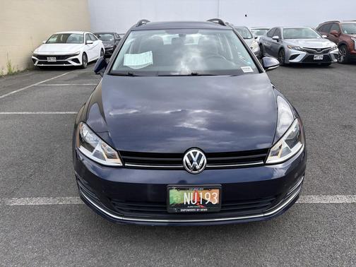 Blue 2017 Volkswagen Golf SportWagen TSI SE