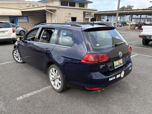 Blue 2017 Volkswagen Golf SportWagen TSI SE