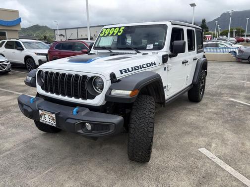 Bright White Clearcoat 2024 Jeep Wrangler 4xe Rubicon