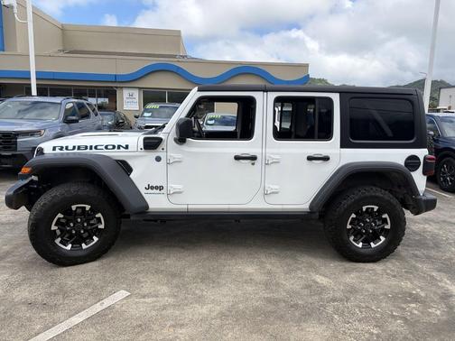 Bright White Clearcoat 2024 Jeep Wrangler 4xe Rubicon