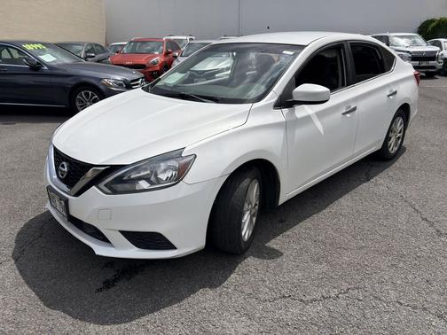 Aspen White 2018 Nissan Sentra SV