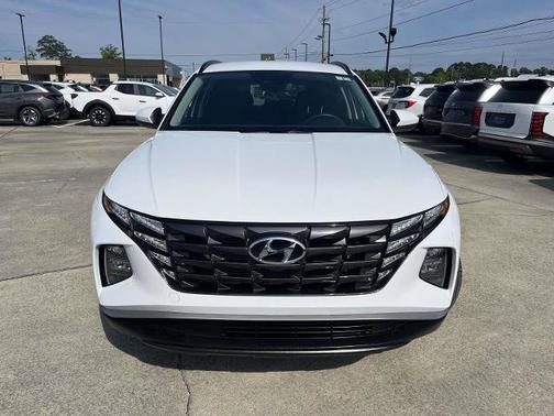 White 2024 Hyundai TUCSON Hybrid Blue