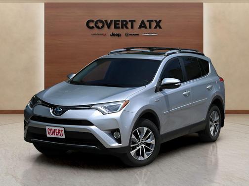 Silver 2017 Toyota RAV4 Hybrid XLE