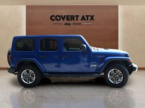 Ocean Blue Metallic 2018 Jeep Wrangler Unlimited Sahara