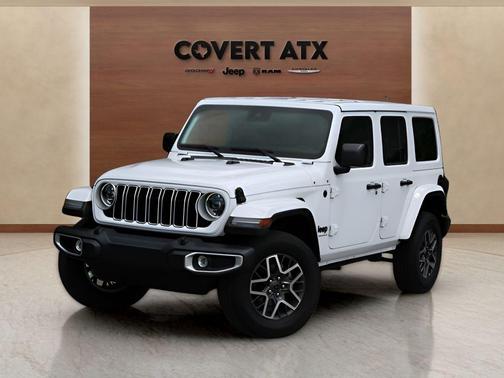 Bright White Clearcoat 2025 Jeep Wrangler Sahara