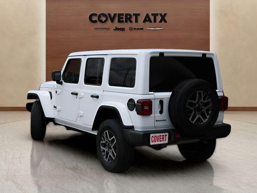 Bright White Clearcoat 2025 Jeep Wrangler Sahara