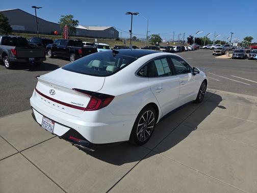 Serenity White 2023 Hyundai SONATA LIMITED