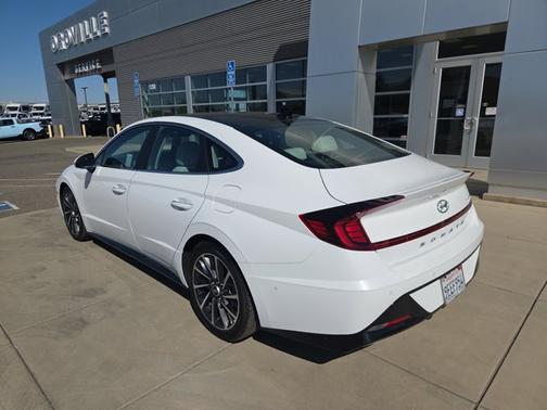 Serenity White 2023 Hyundai SONATA LIMITED