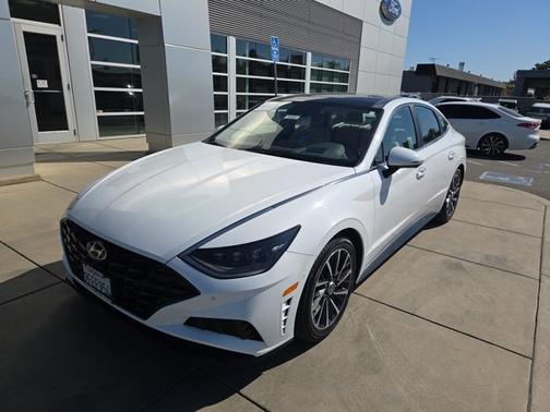 Serenity White 2023 Hyundai SONATA LIMITED