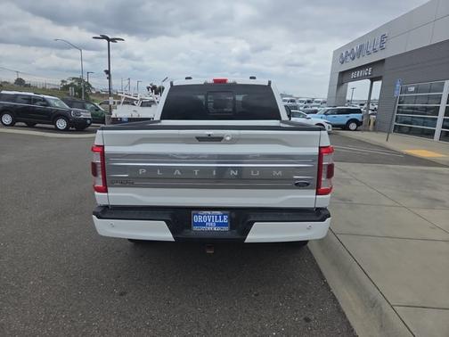 STAR WHITE METALLIC TRICOAT 2022 Ford F-150 PLATINUM