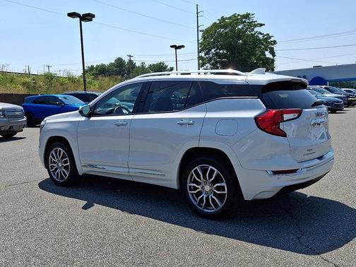 White Frost Tri-Coat 2023 GMC Terrain Denali