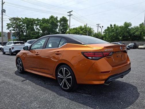 Orange 2021 Nissan Sentra SR