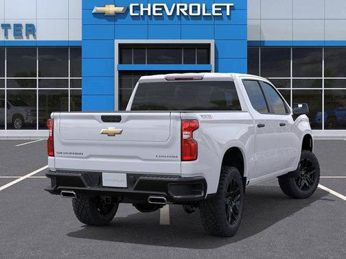 Summit White 2026 Chevrolet Silverado 1500 Custom Trail Boss