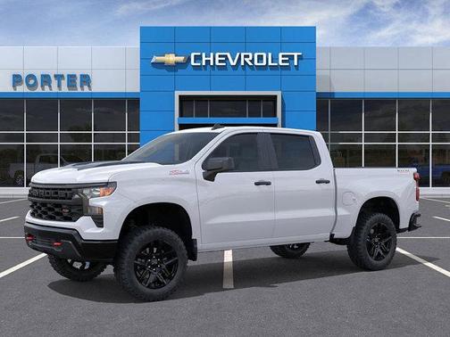 Summit White 2026 Chevrolet Silverado 1500 Custom Trail Boss