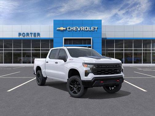 Summit White 2026 Chevrolet Silverado 1500 Custom Trail Boss