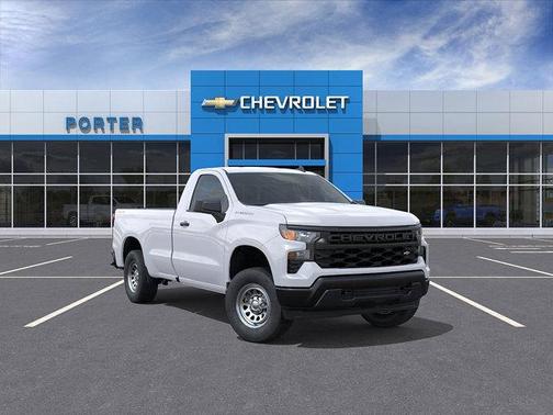 Summit White 2025 Chevrolet Silverado 1500 WT