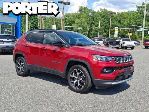 Red 2025 Jeep Compass Limited