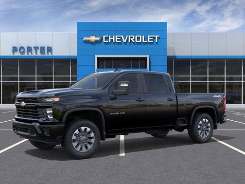 Black 2026 Chevrolet Silverado 2500 Custom