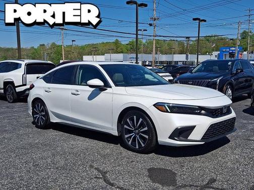 Platinum White Pearl 2024 Honda Civic EX-L