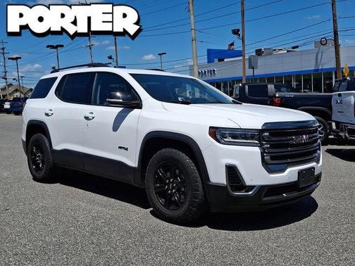 Summit White 2021 GMC Acadia AT4