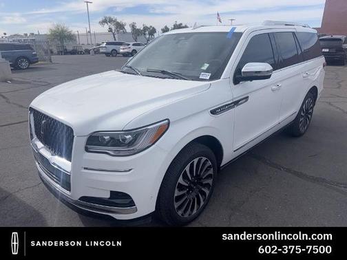 PRISTINE WHITE METALLIC 3C 2023 Lincoln Navigator BLACK LABEL