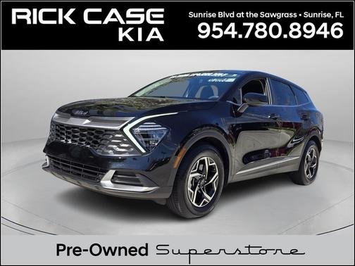 Fusion Black 2025 Kia Sportage LX FWD SUV