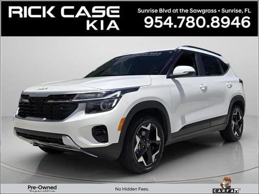 WHITE 2025 Kia Seltos EX IVT FWD
