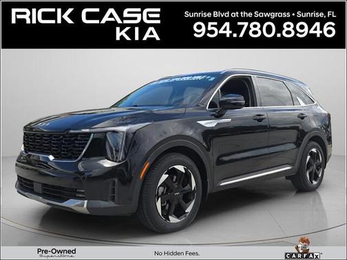 BLACK 2025 Kia Sorento Hybrid EX FWD SUV