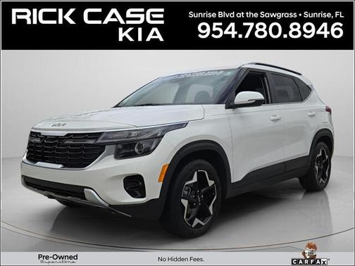 WHITE 2024 Kia Seltos EX IVT FWD