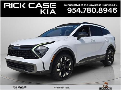 WHITE 2023 Kia Sportage X-LINE AWD