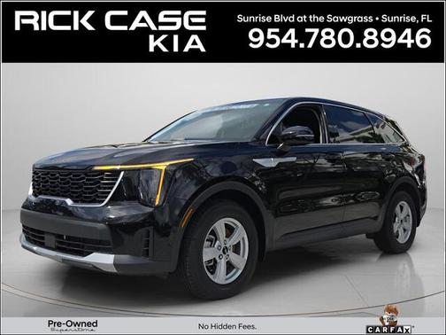 Ebony Black 2026 Kia Sorento LX FWD