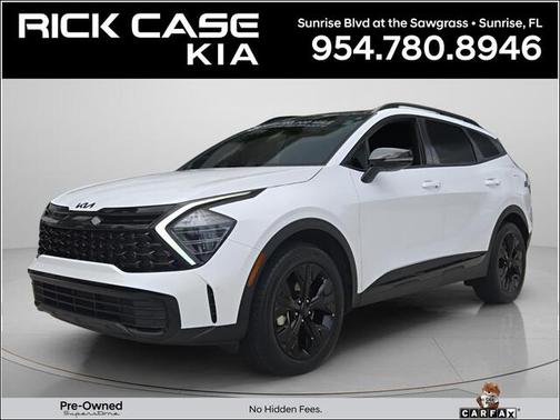 WHITE 2025 Kia Sportage X-LINE AWD