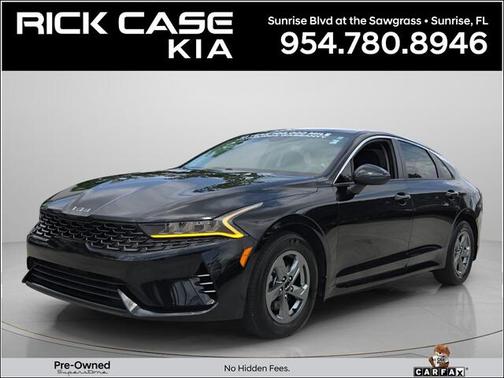 Ebony Black 2022 Kia K5 LXS AUTO FWD