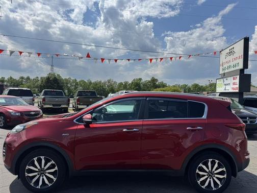 Red 2017 Kia Sportage EX