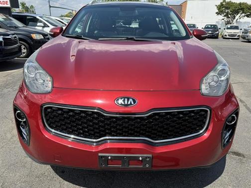 Red 2017 Kia Sportage EX