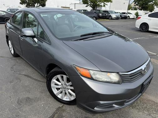 Gray 2012 Honda Civic EX-L