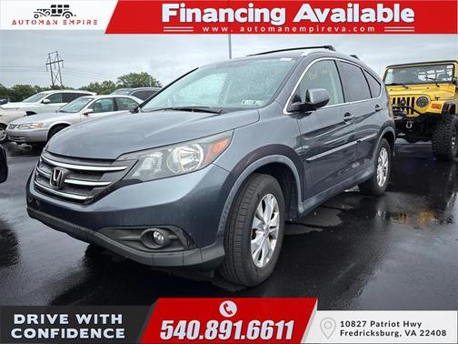 Gray 2013 Honda CR-V EX-L